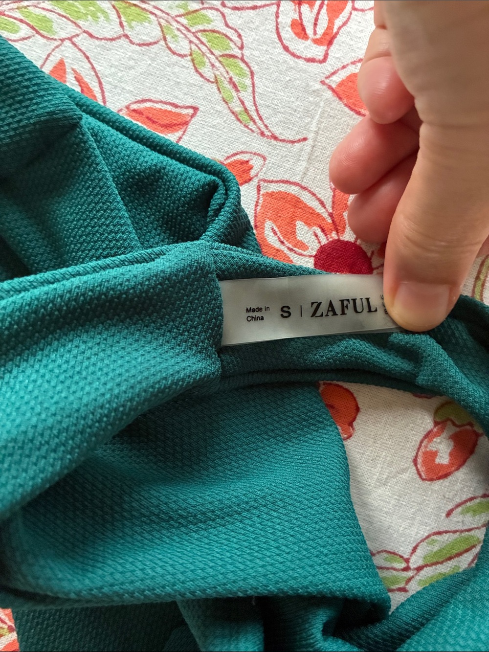 Zaful S Women’s Teal Bikini Bottom – Classic High-Cut Swim Brief - Picture 3 of 4